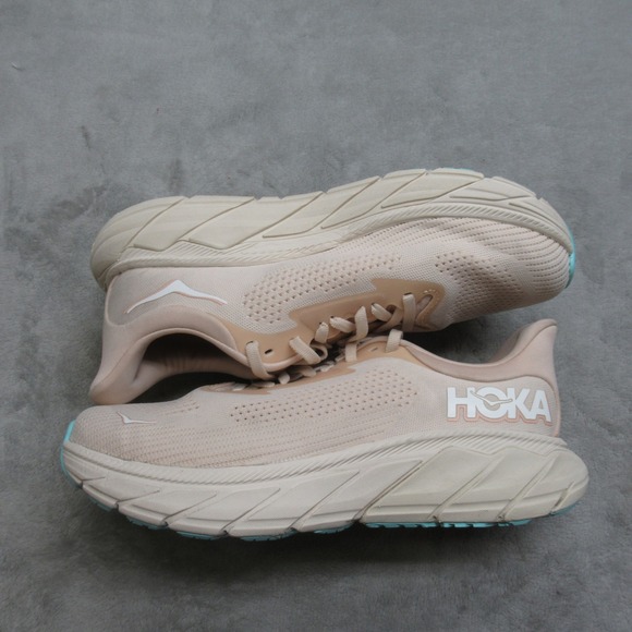 Hoka Women Shoes 7.5 D Peach? Arahi 7 Lightweight Cushioned Running Lightly Used - Picture 7 of 14